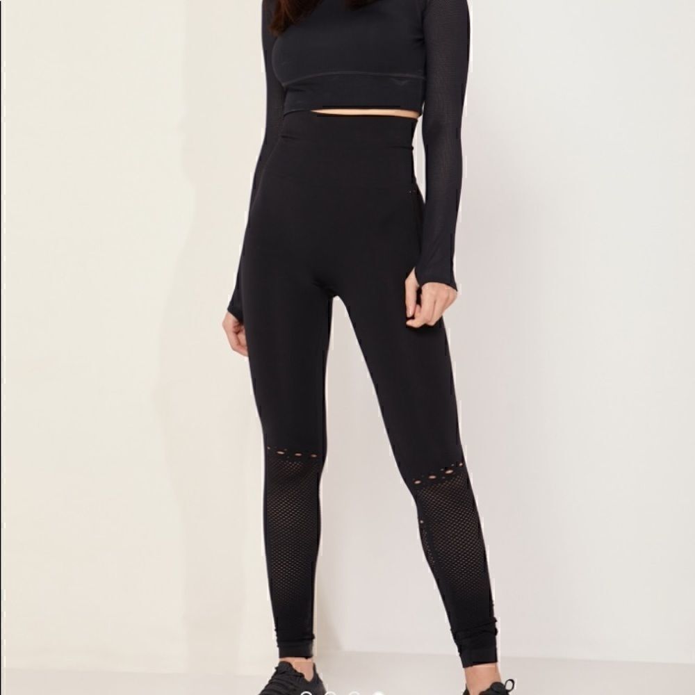 ‎Body language leggings Womens Size XS high waisted Black Sports Performance